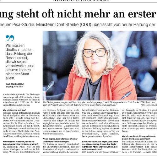 Bildung steht oft nicht mehr an erster Stelle Bild 1